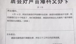 保定唐县爆料案件最新情况,案情升级，警方全力侦破