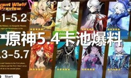 原神后续卡池爆料最新版,神秘角色即将登场，探索未知冒险之旅